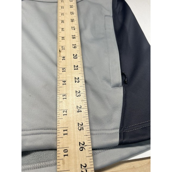 Avalanche Jacket Mens Large gray Soft Shell Weather Shield Pockets zip ski snow - Picture 10 of 10